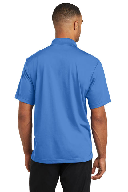 CornerStone Micropique Gripper Polo - Blue Lake - back