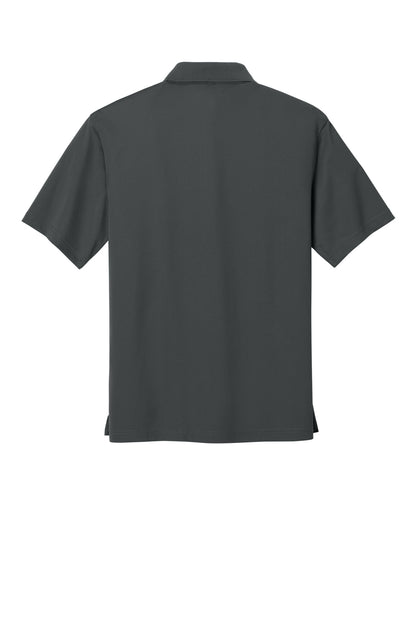 CornerStone Micropique Gripper Polo - Iron Grey - flat back