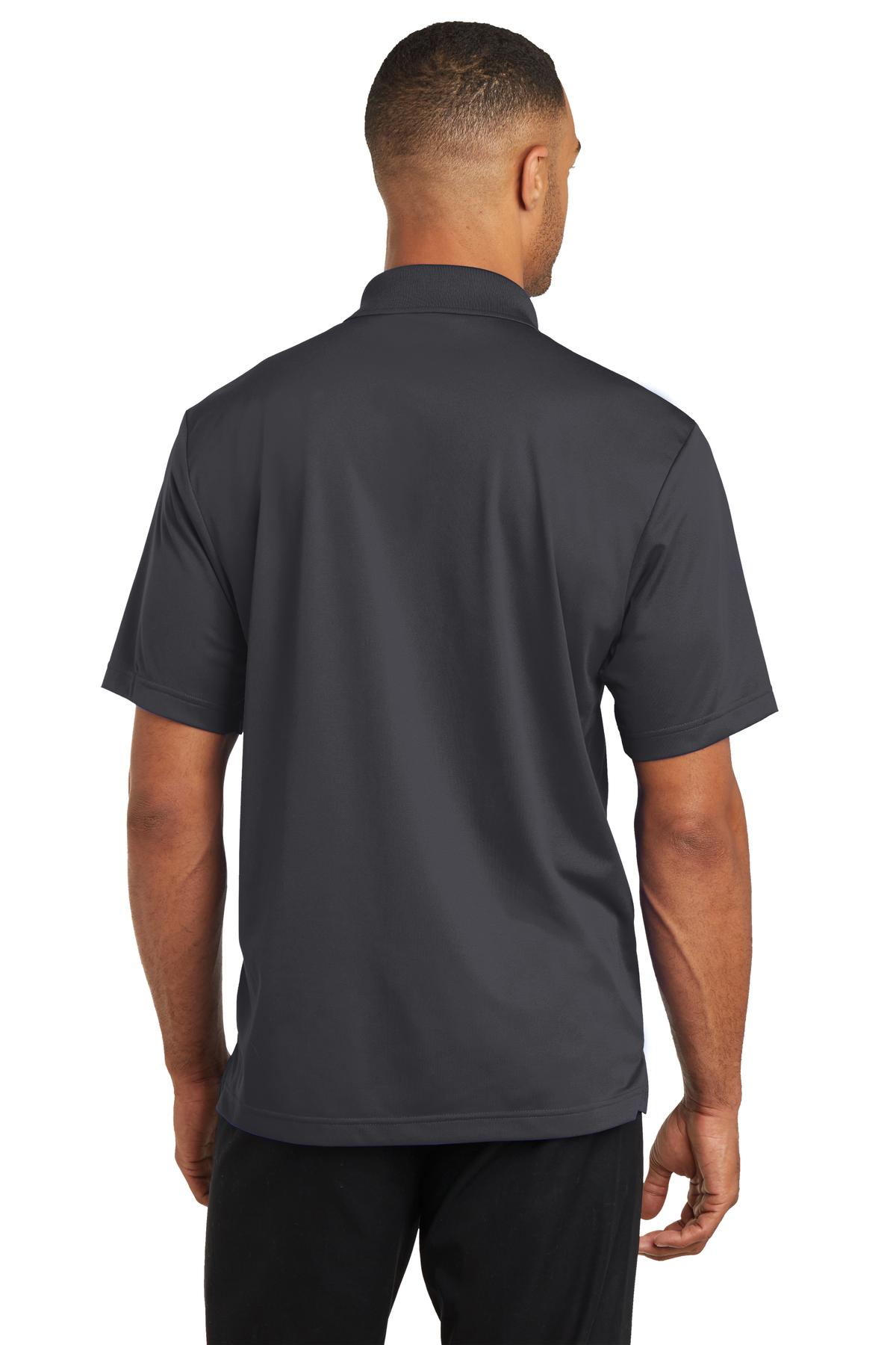 CornerStone Micropique Gripper Polo - Iron Grey - back