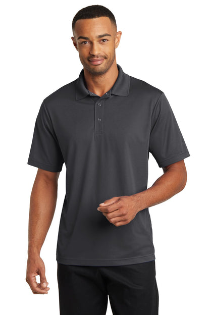 CornerStone Micropique Gripper Polo - Iron Grey - front