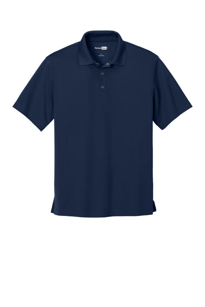 CornerStone Micropique Gripper Polo - True Navy - flat front