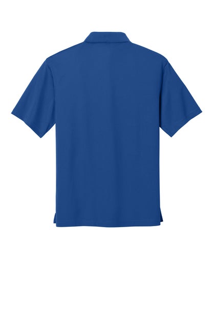 CornerStone Micropique Gripper Polo - True Royal - flat back