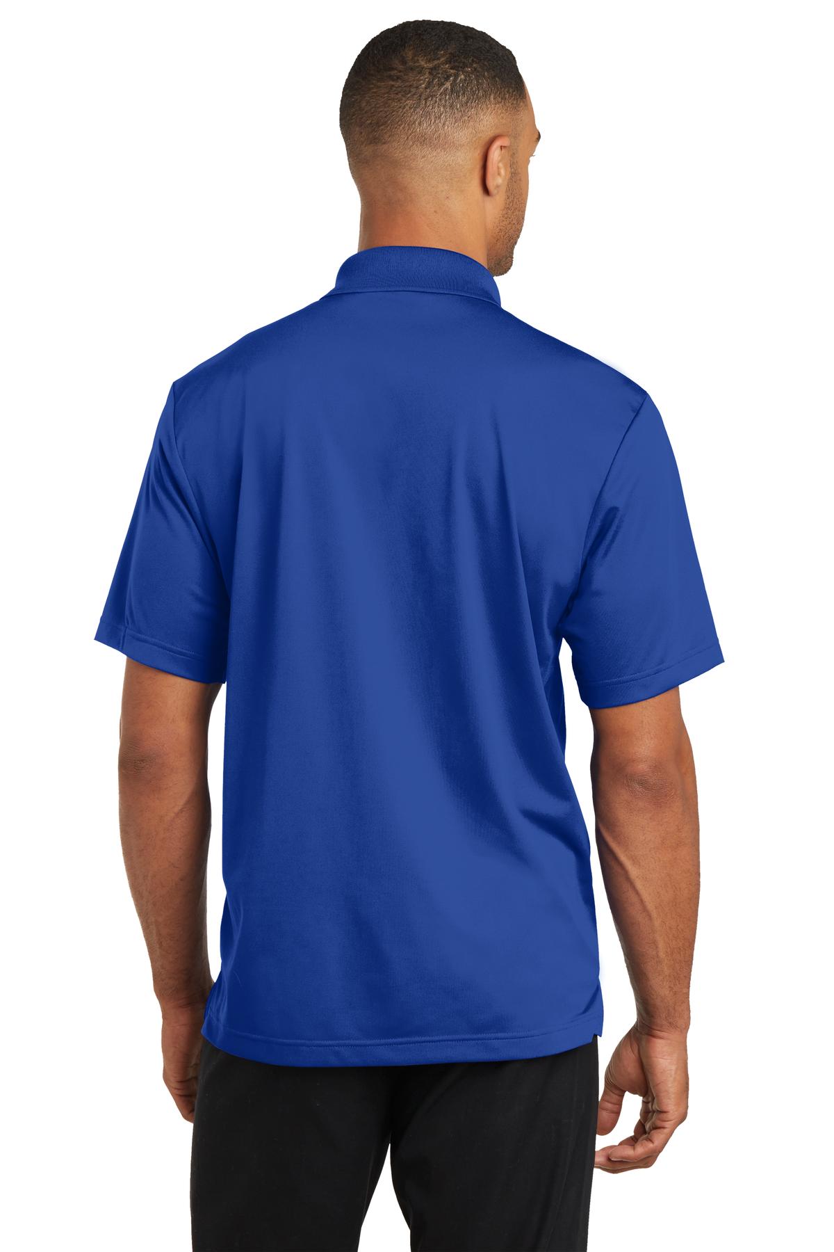 CornerStone Micropique Gripper Polo - True Royal - back