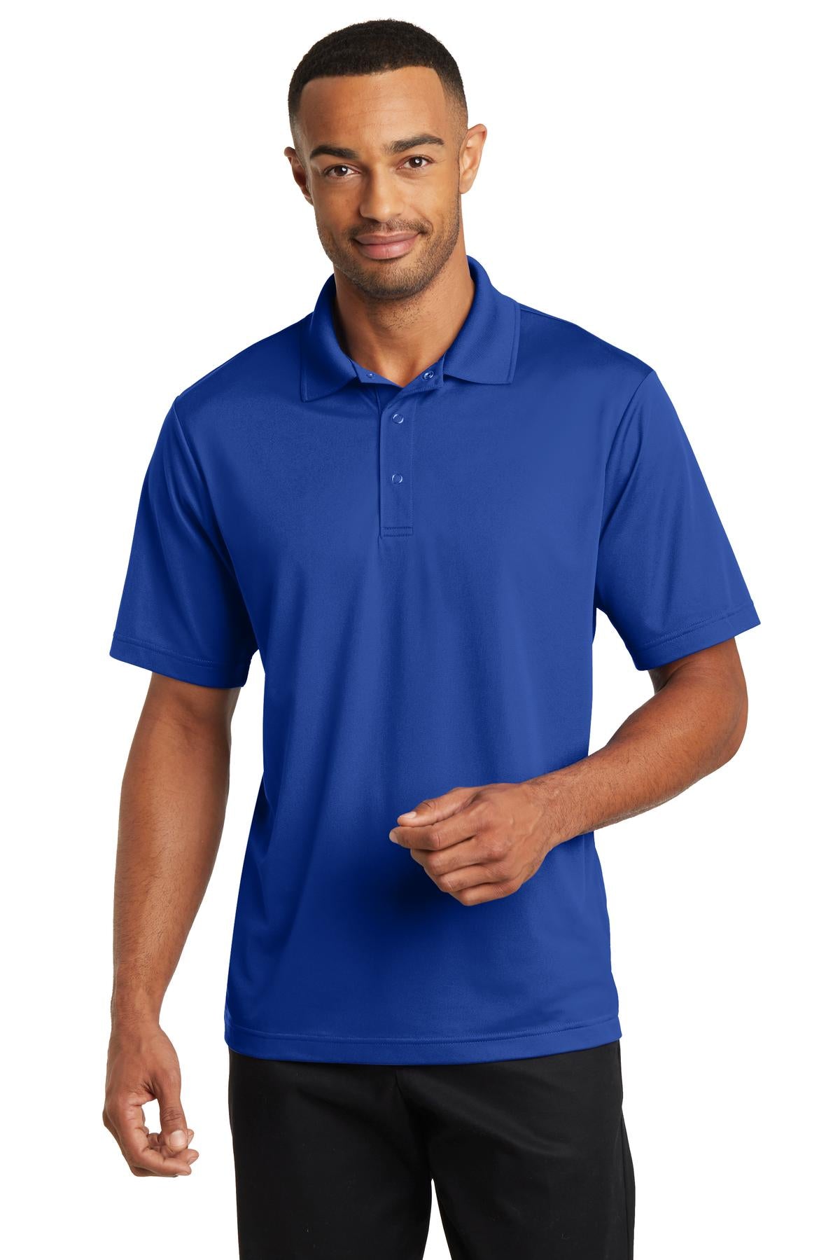 CornerStone Micropique Gripper Polo - True Royal - front