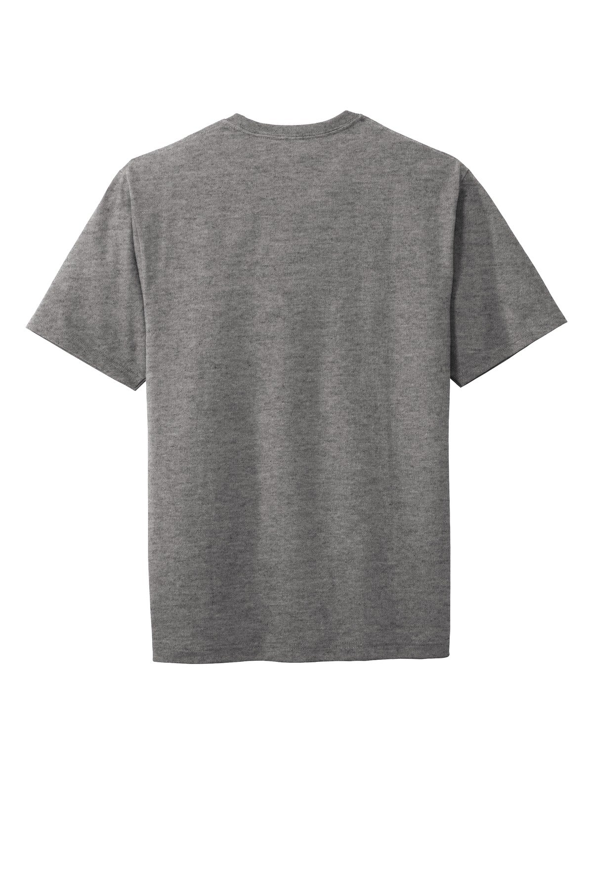 CornerStone Workwear Pocket Tee - Heathered Charcoal - flat back