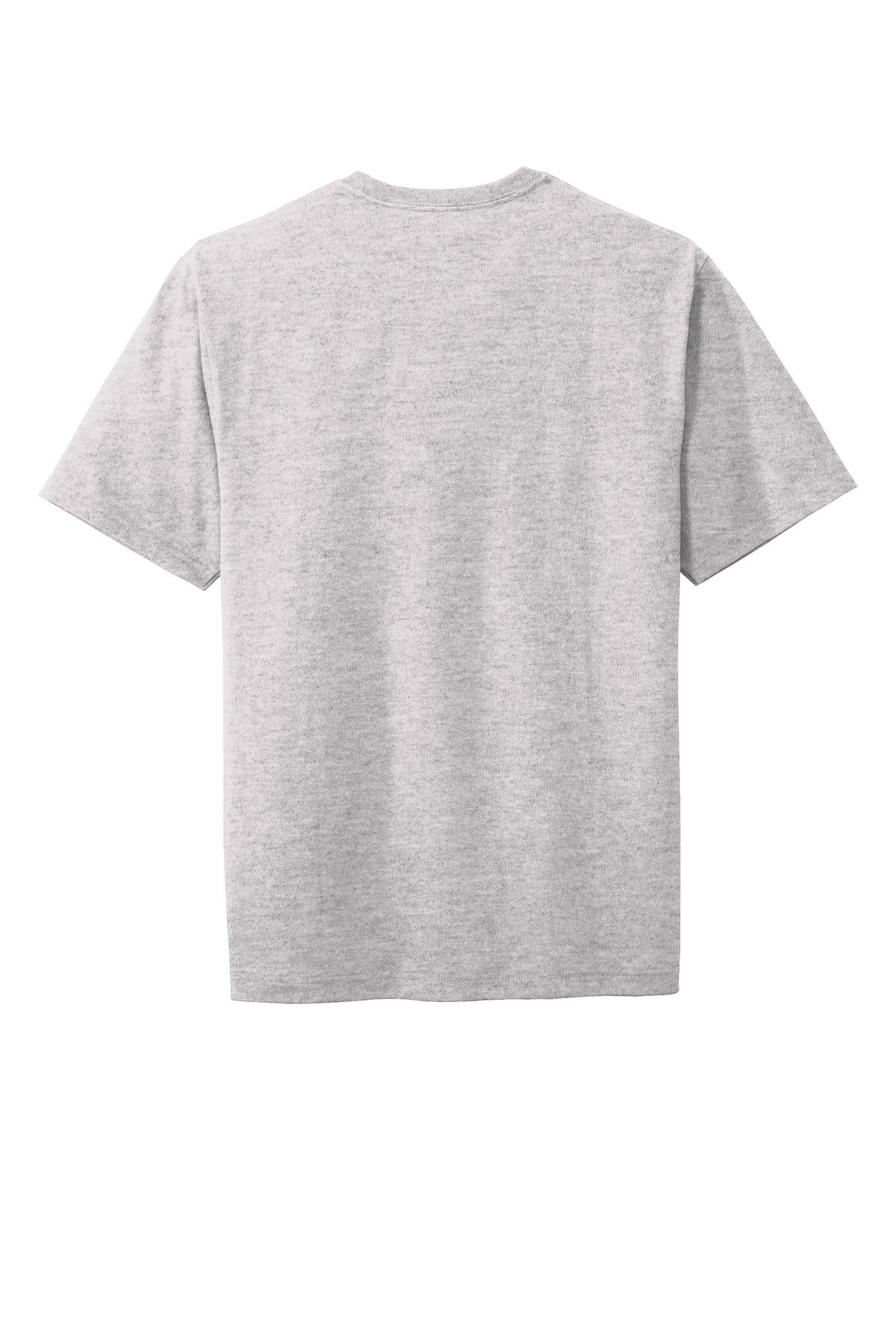 CornerStone Workwear Pocket Tee - Heather Grey - flat back