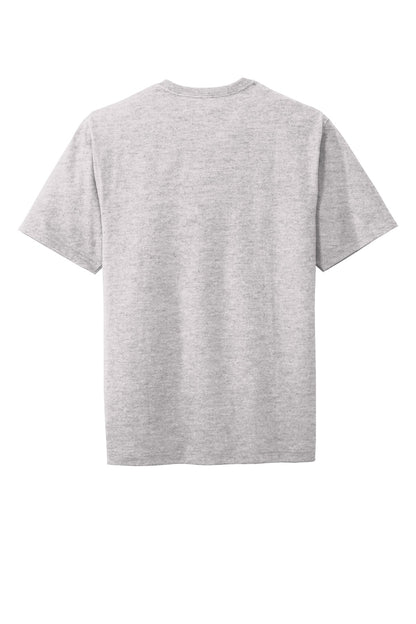 CornerStone Workwear Pocket Tee - Heather Grey - flat back