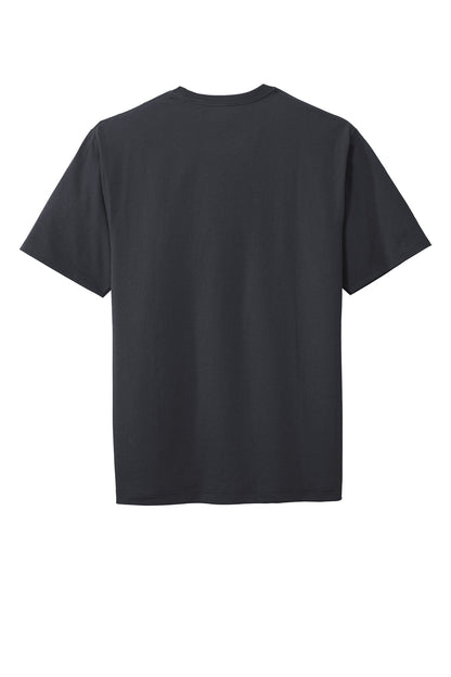 CornerStone Workwear Pocket Tee - Navy Blue - flat back