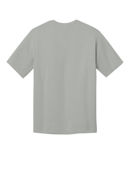 CornerStone Workwear Pro Short Sleeve Tee - Light Grey - flat back