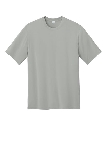 CornerStone Workwear Pro Short Sleeve Tee - Light Grey - flat front