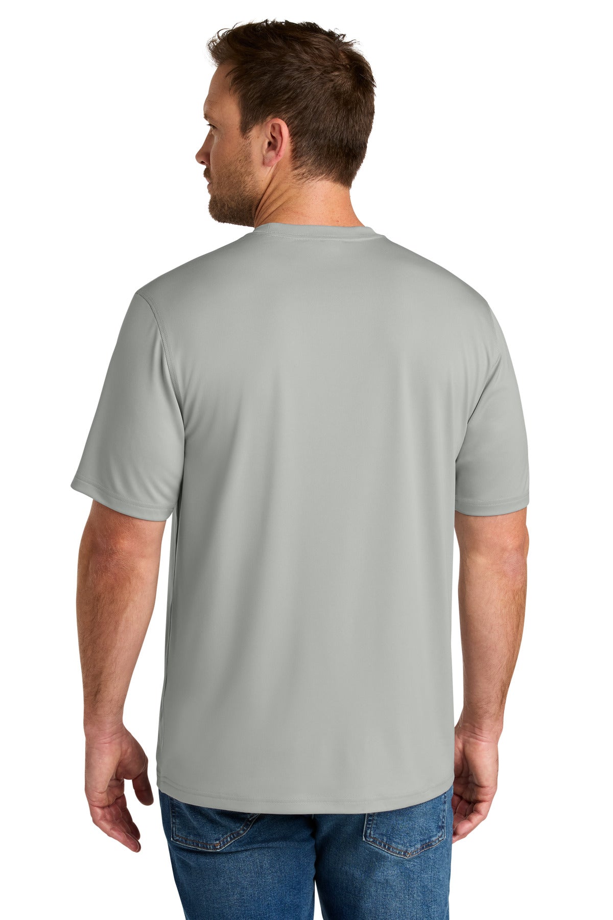 CornerStone Workwear Pro Short Sleeve Tee - Light Grey - back