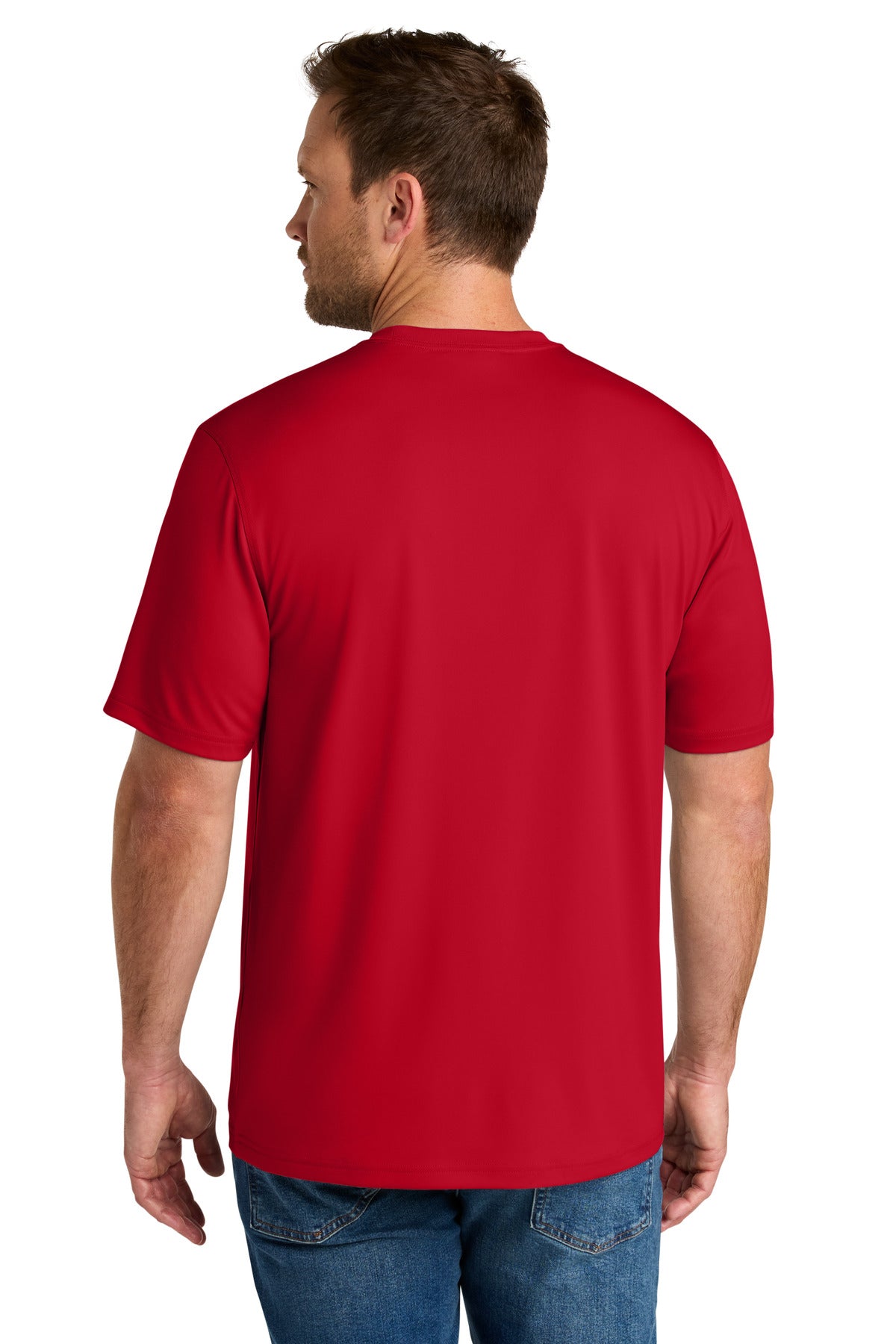 CornerStone Workwear Pro Short Sleeve Tee - Red - back