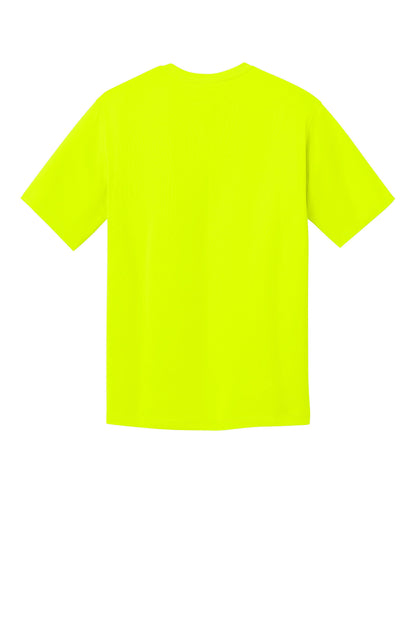 CornerStone Workwear Pro Short Sleeve Tee - Safety Yellow - flat back