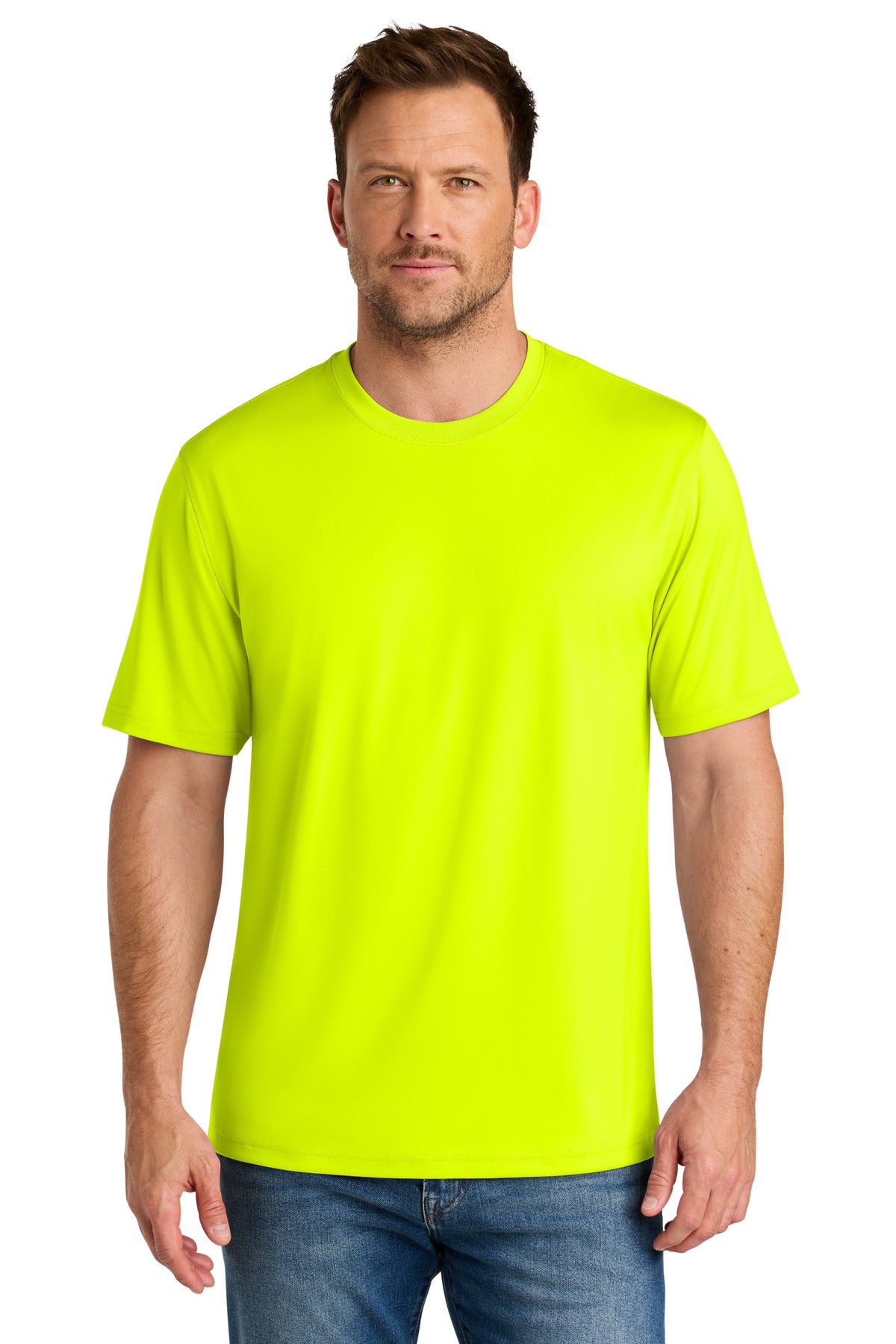 CornerStone Workwear Pro Short Sleeve Tee - Safety Yellow - front