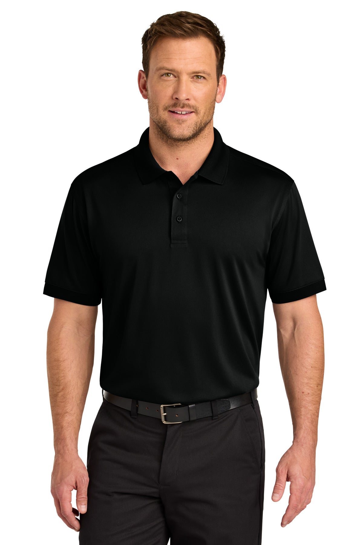 CornerStone Workwear Pro Polo - Black - front