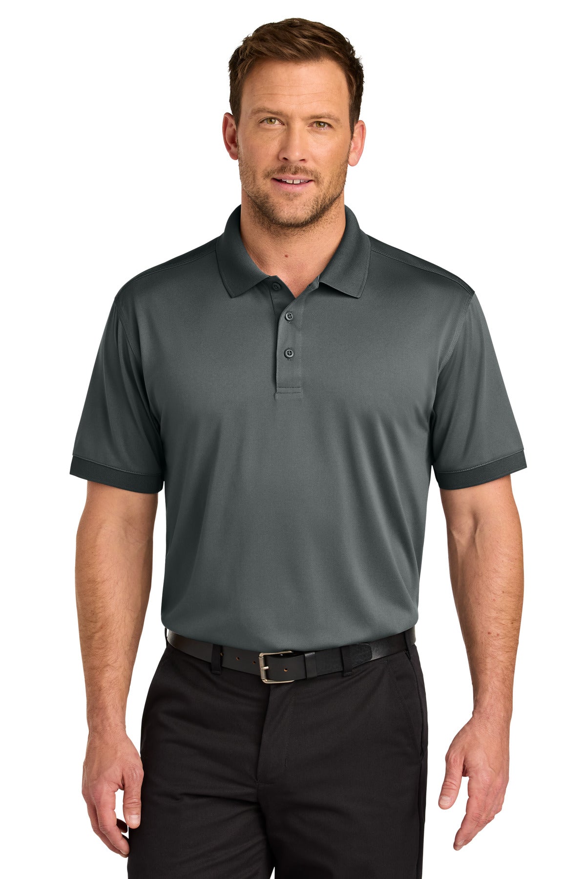 CornerStone Workwear Pro Polo - Metal Grey - front
