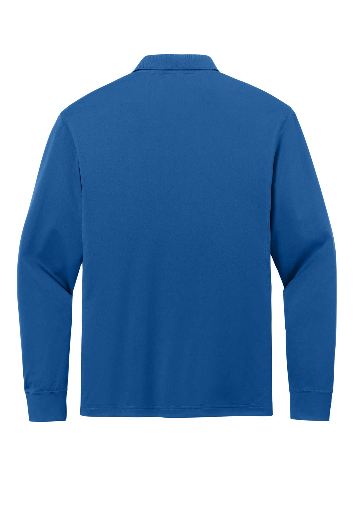CornerStone Workwear Pro Tactical Long Sleeve Polo - Royal - flat back