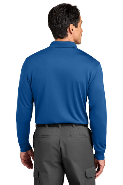 CornerStone Workwear Pro Tactical Long Sleeve Polo - Royal - back