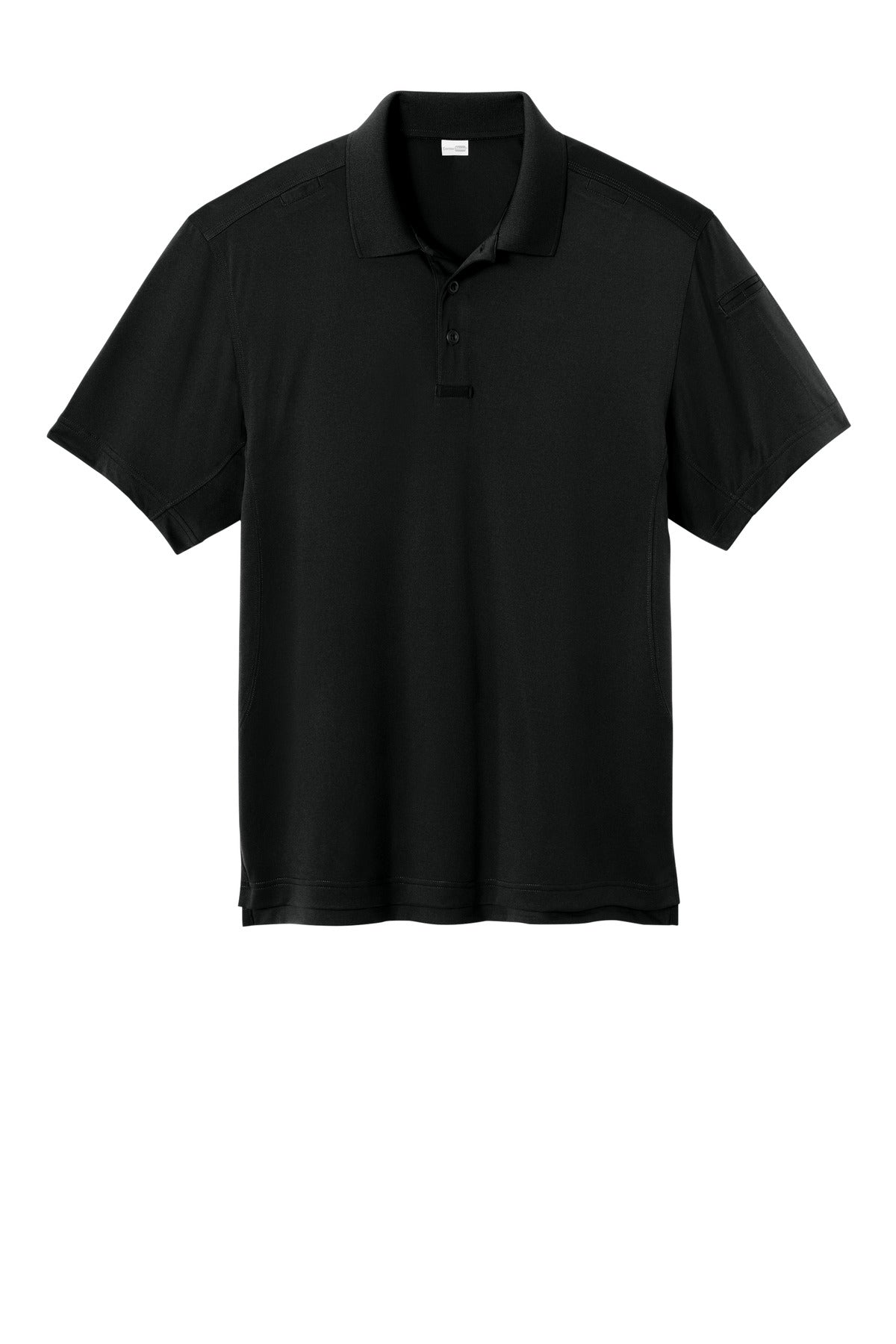 CornerStone Workwear Pro Tactical Polo - Black - flat front