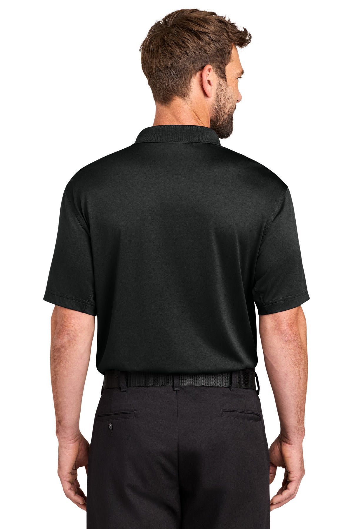 CornerStone Workwear Pro Tactical Polo - Black - back