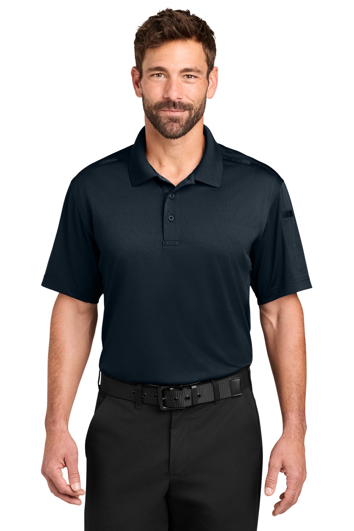CornerStone Workwear Pro Tactical Polo - Dark Navy - front