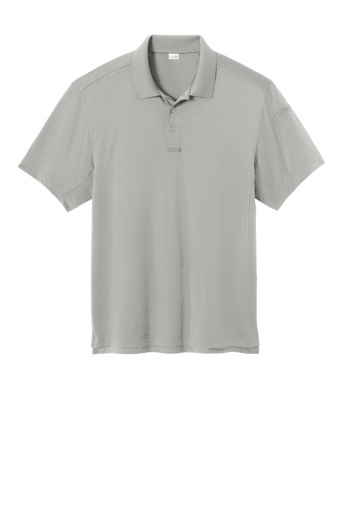 CornerStone Workwear Pro Tactical Polo - Light Grey - flat front
