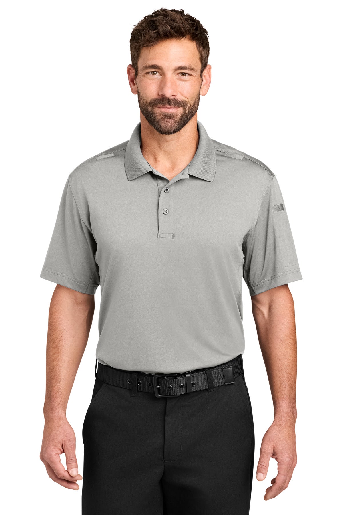 CornerStone Workwear Pro Tactical Polo - Light Grey - front
