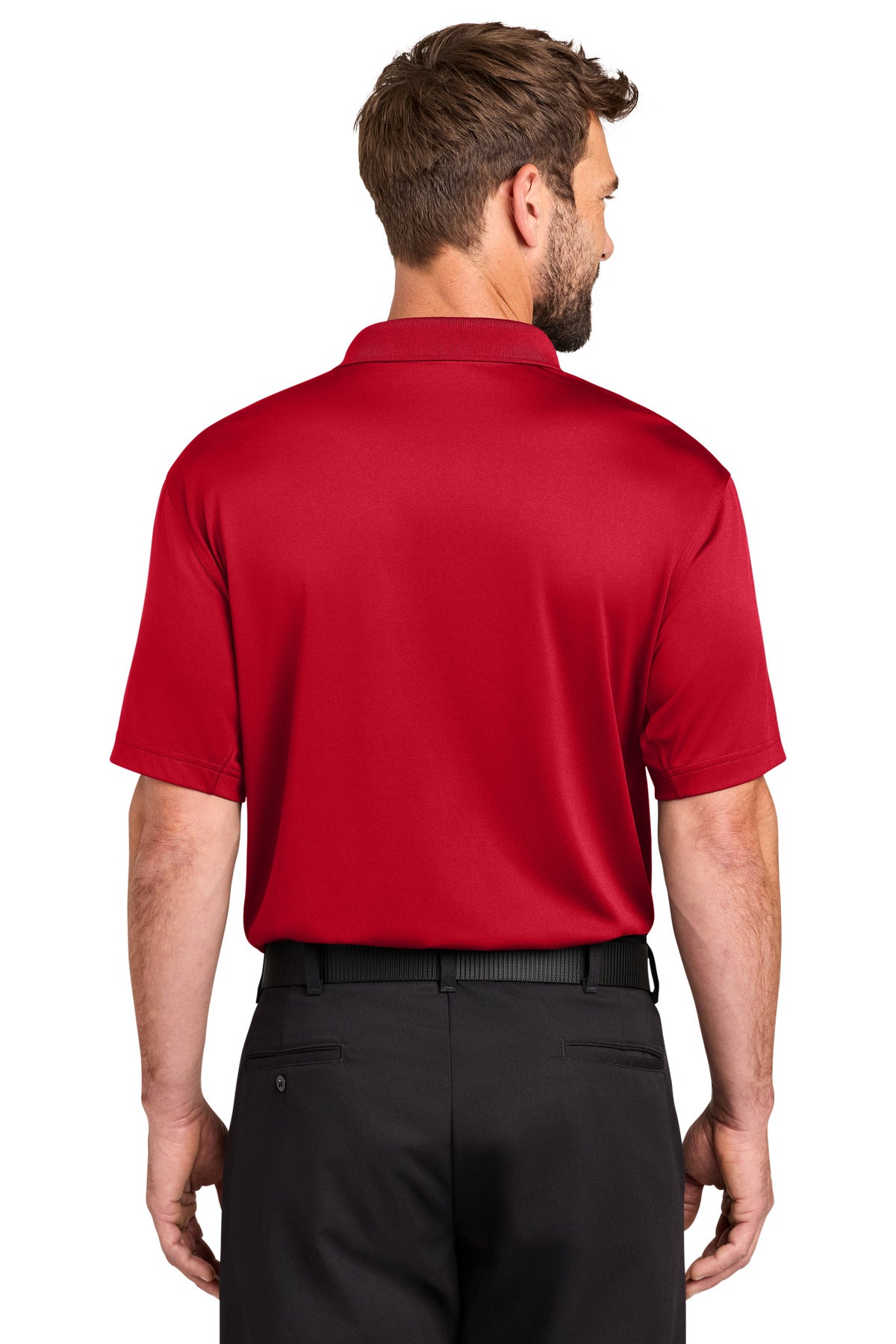 CornerStone Workwear Pro Tactical Polo - Red - back