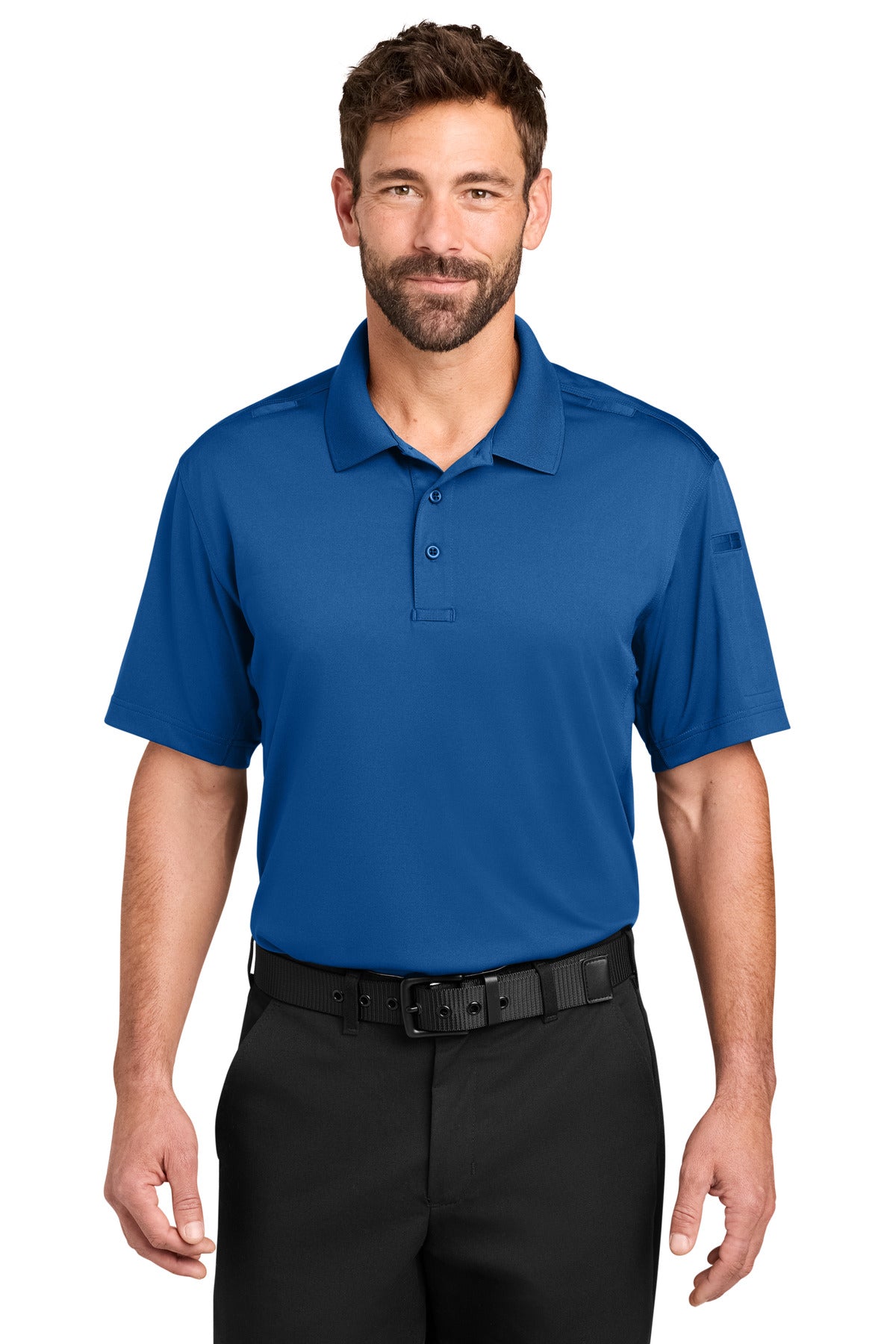 CornerStone Workwear Pro Tactical Polo - Royal - front