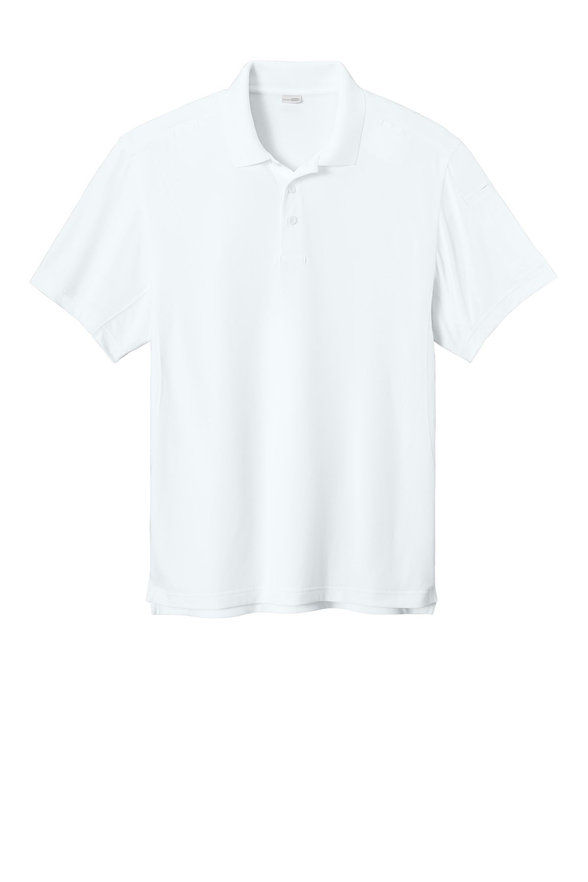 CornerStone Workwear Pro Tactical Polo - White - flat front