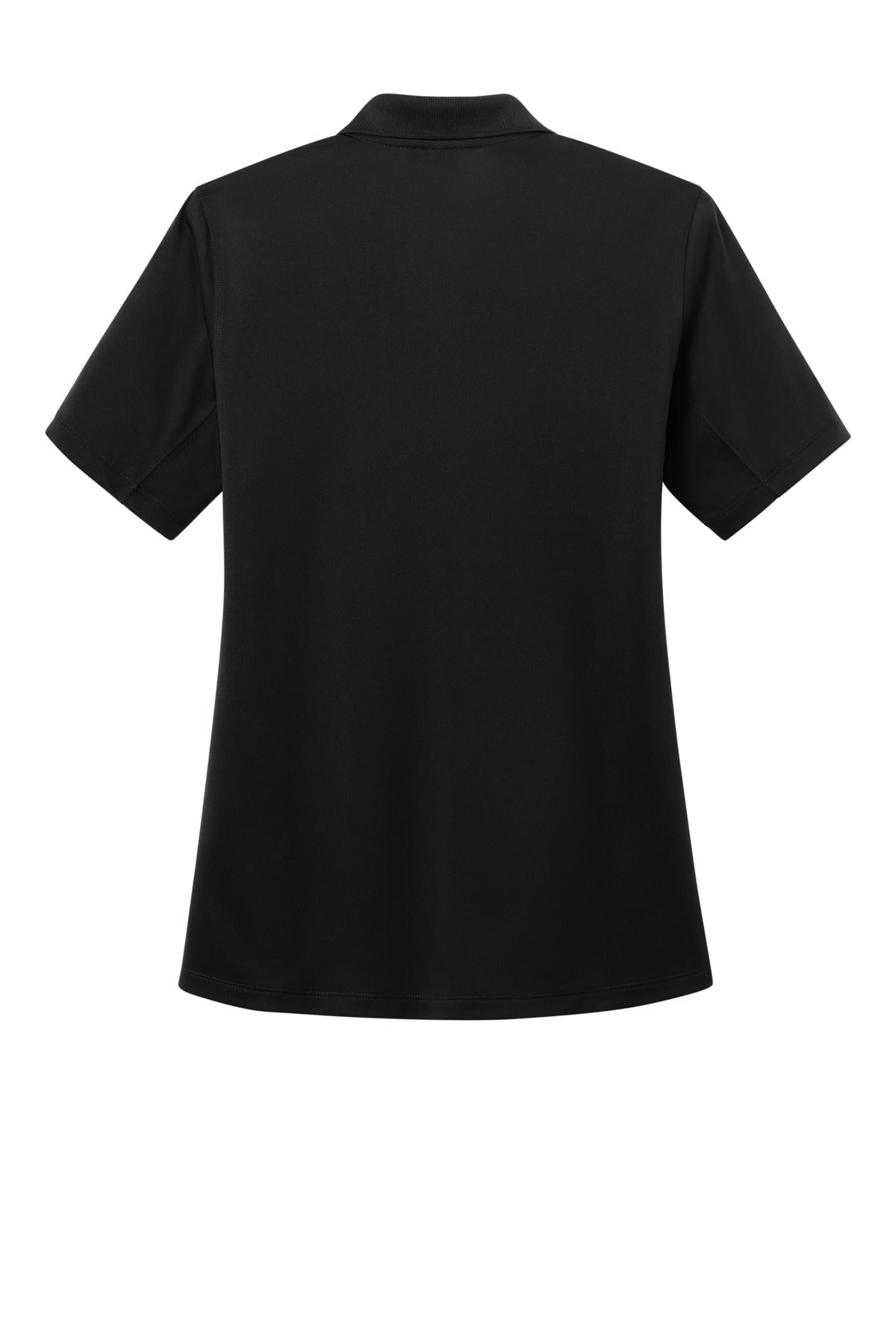 CornerStone Women's Workwear Pro Tactical Polo - Black - flat back