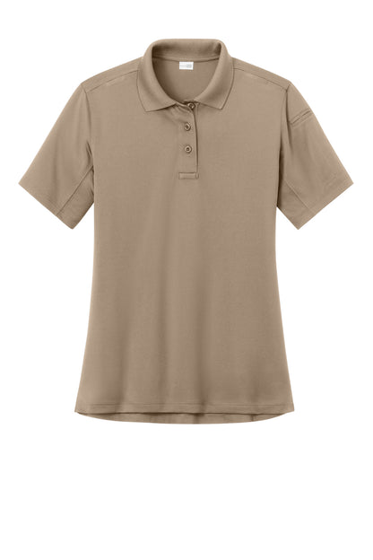 CornerStone Women's Workwear Pro Tactical Polo - Silver Tan - flat front