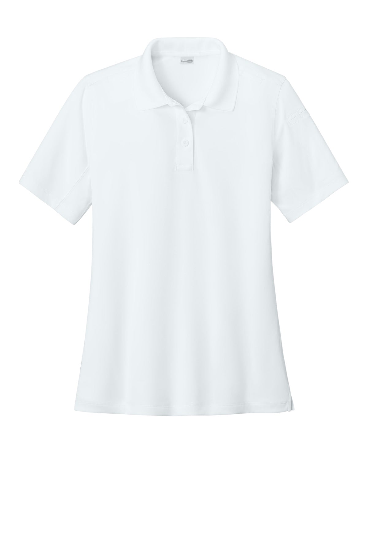CornerStone Women's Workwear Pro Tactical Polo - White - flat front
