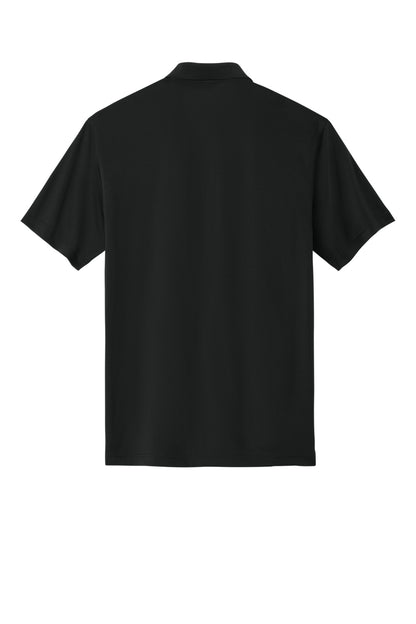 CornerStone Workwear Pro Gripper Polo - Black - flat back