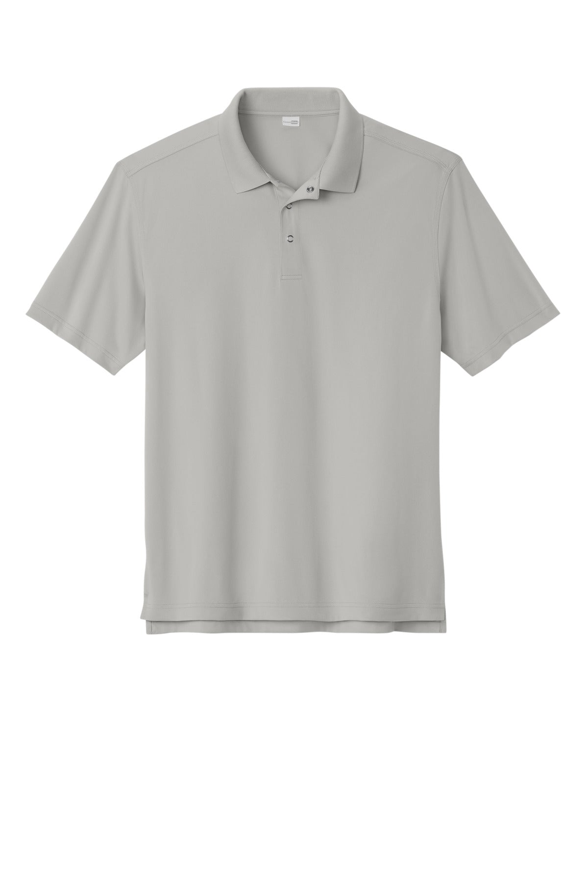 CornerStone Workwear Pro Gripper Polo - Light Grey - flat front