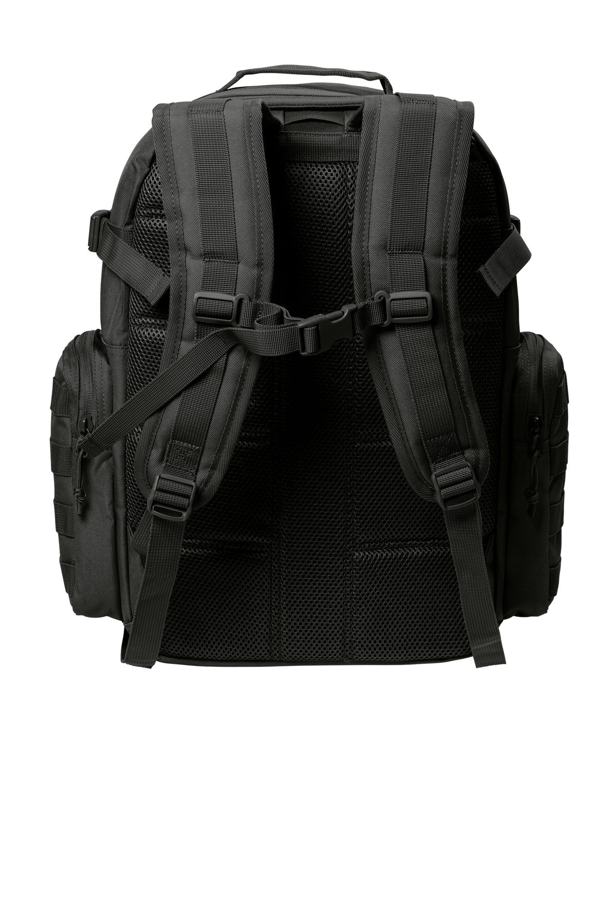 CornerStone Tactical Backpack - Black - flat back