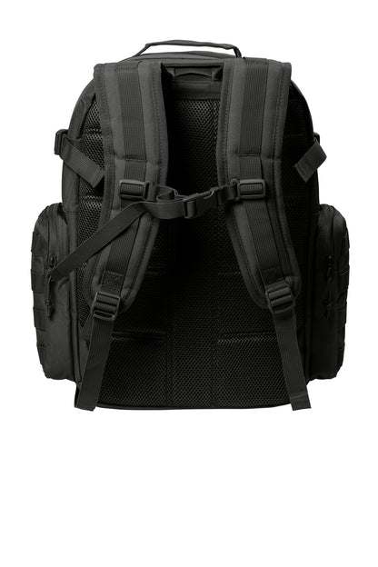 CornerStone Tactical Backpack - Black - flat back