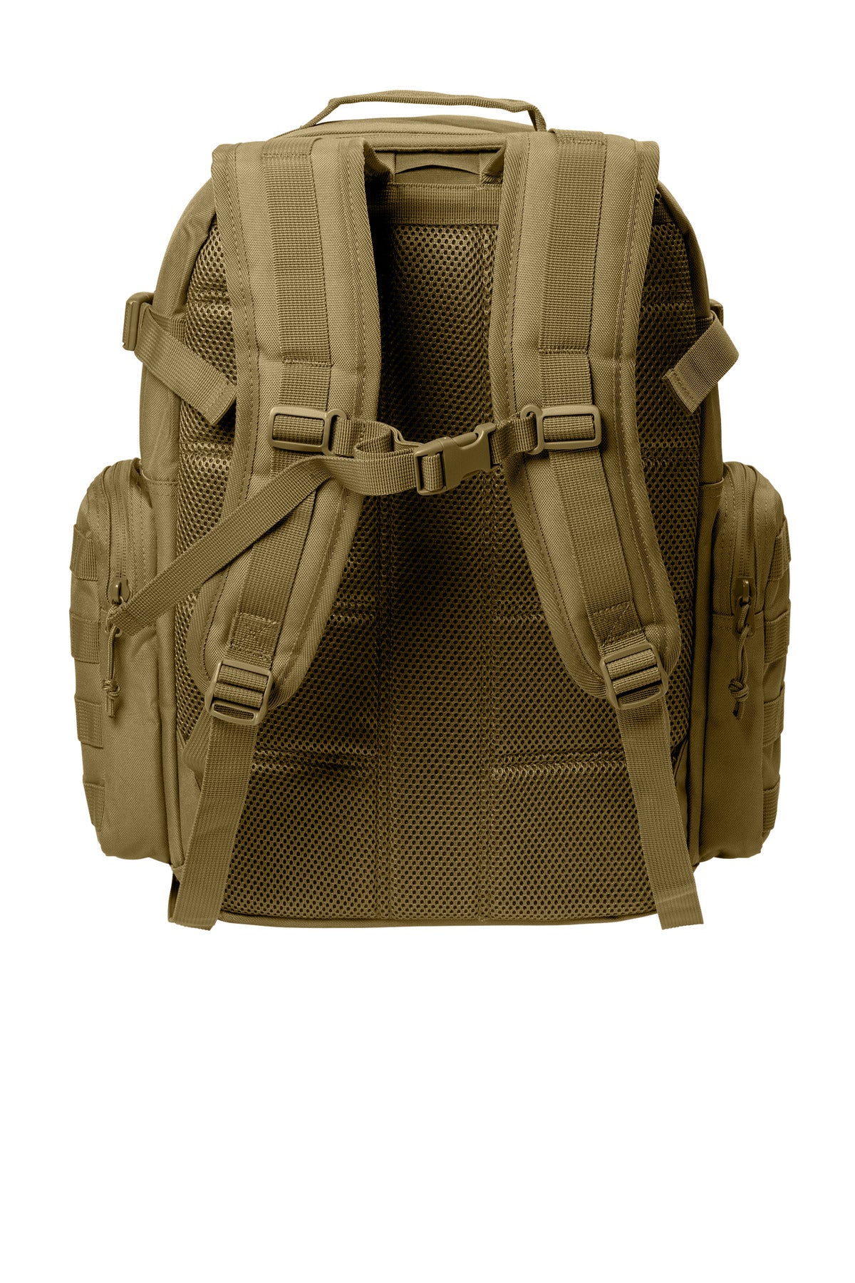 CornerStone Tactical Backpack - Coyote Brown - flat back
