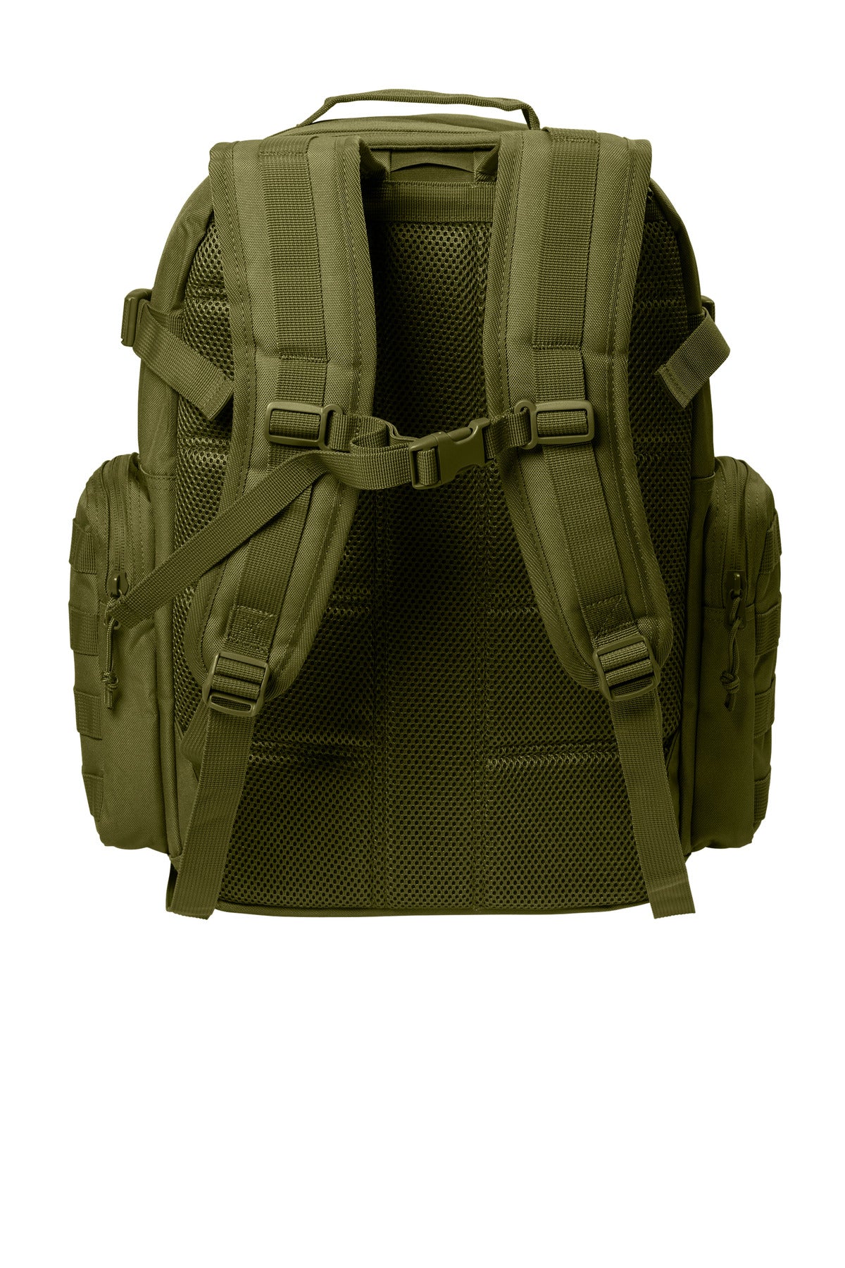 CornerStone Tactical Backpack - Olive Drab Green - flat back