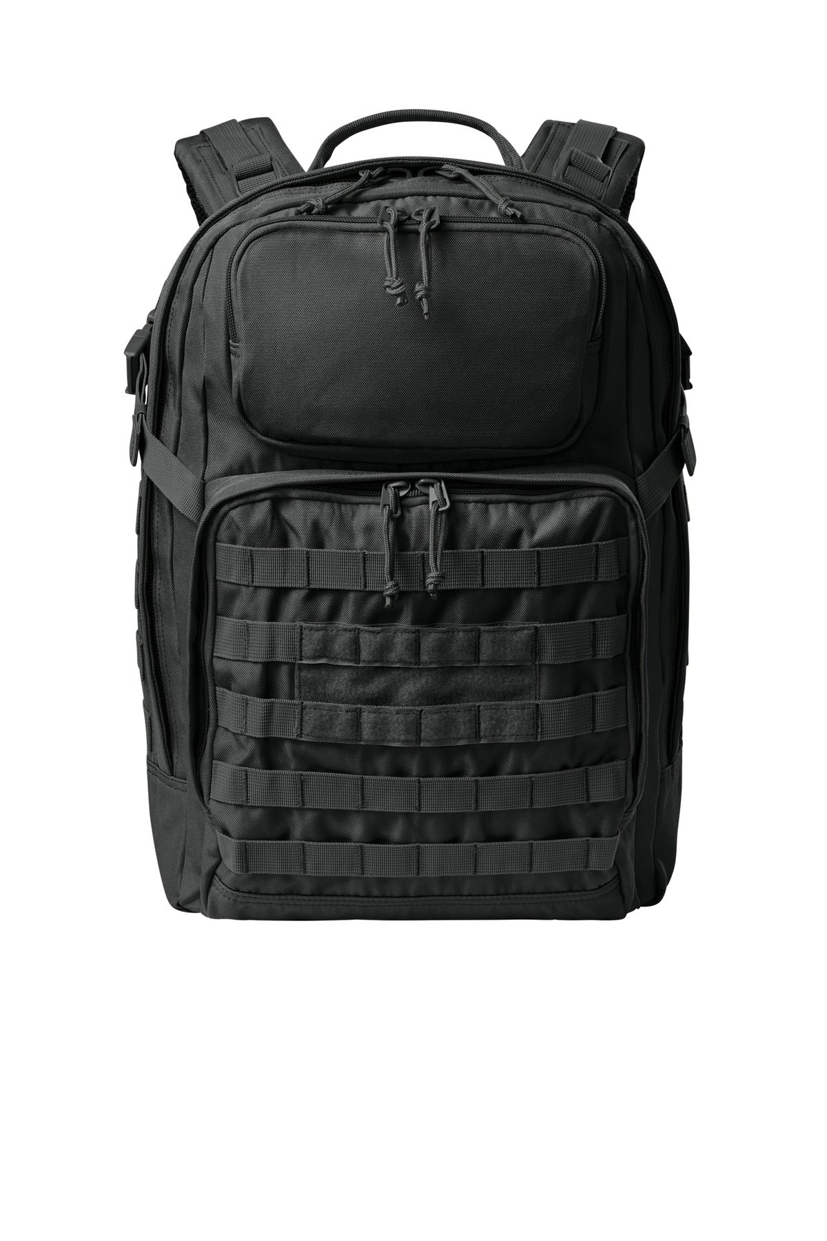 CornerStone Large Tactical Backpack - Black - front
