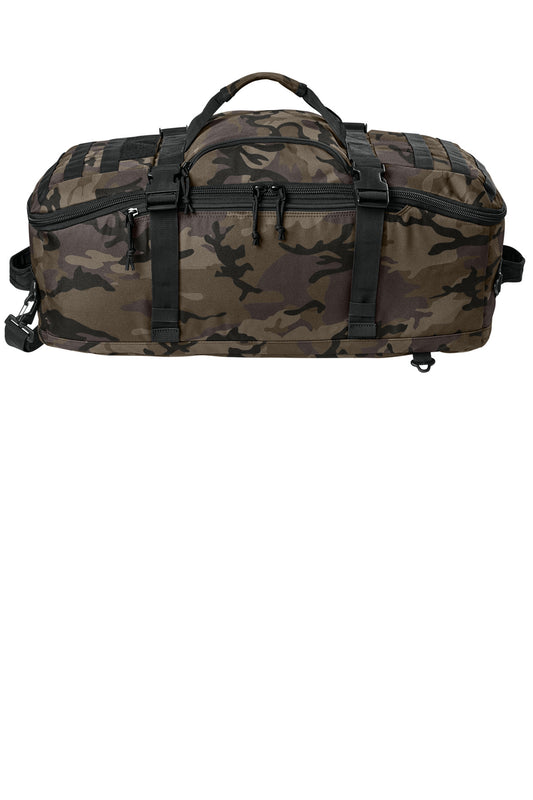 CornerStone Tactical Barrel Duffel - Black Ink Camo - front