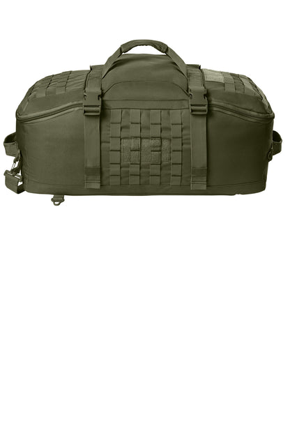 CornerStone Tactical Barrel Duffel - Olive Drab Green - flat back