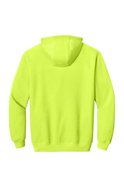 CornerStone Tough Fleece Pullover Hoodie - Bright Yellow - flat back