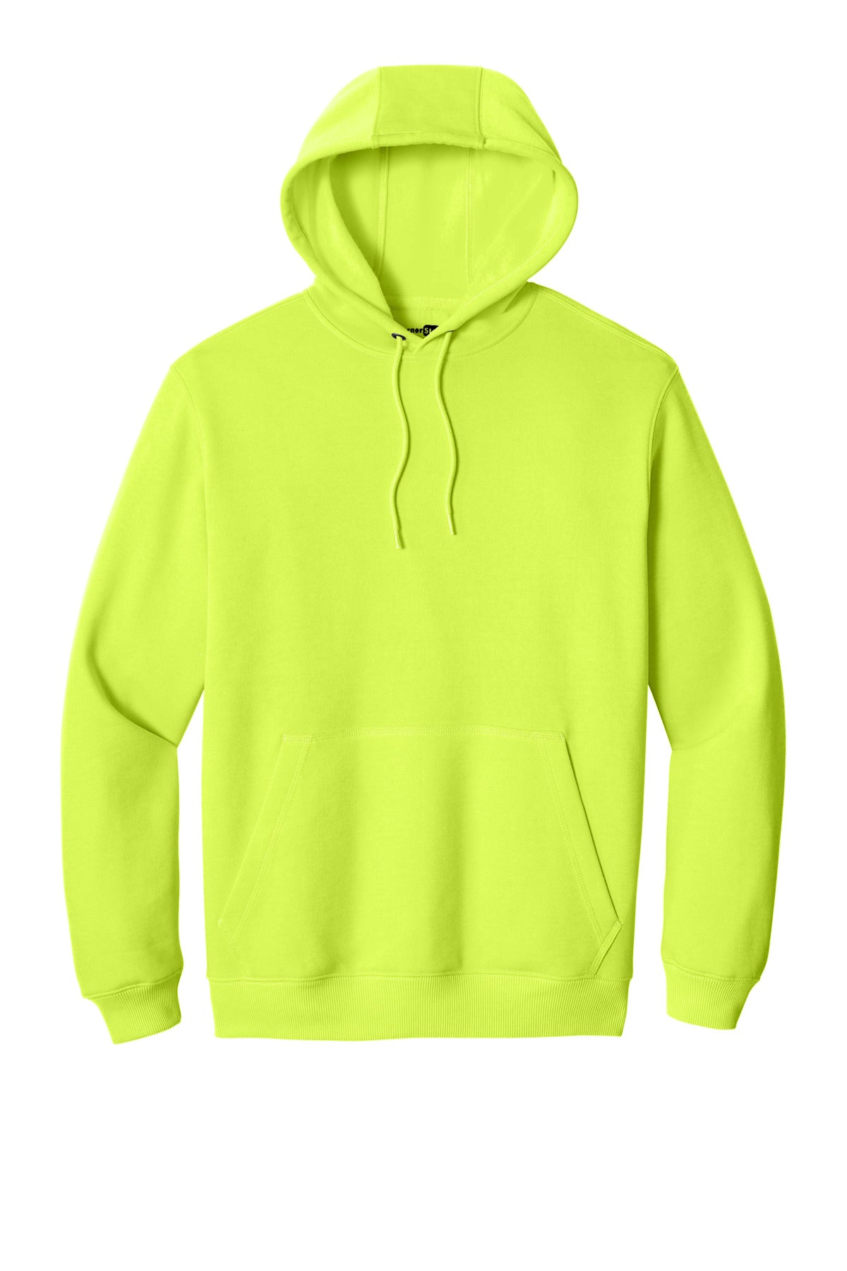 CornerStone Tough Fleece Pullover Hoodie - Bright Yellow - flat front
