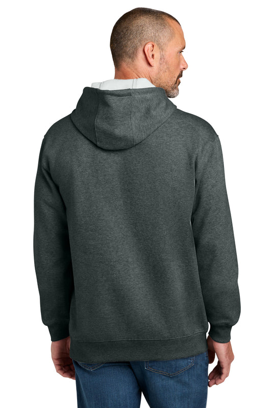 CornerStone Tough Fleece Pullover Hoodie - Charcoal Heather - back