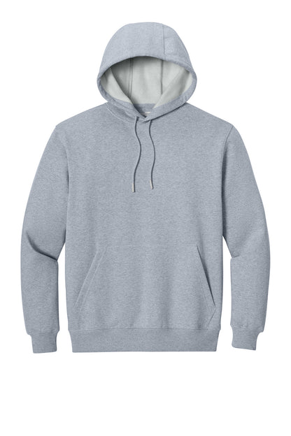 CornerStone Tough Fleece Pullover Hoodie - Heather Grey - flat front