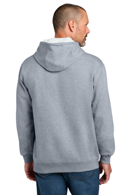 CornerStone Tough Fleece Pullover Hoodie - Heather Grey - back