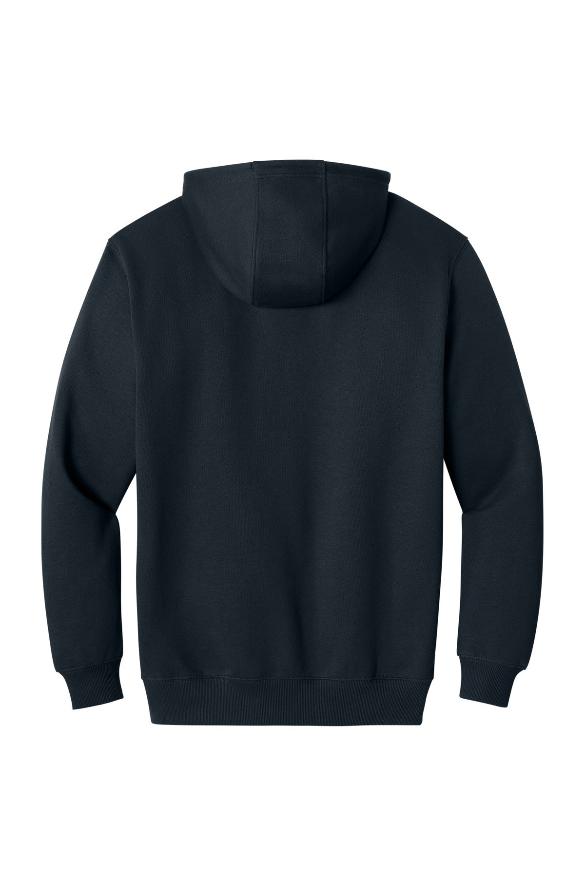 CornerStone Tough Fleece Pullover Hoodie - Navy - flat back