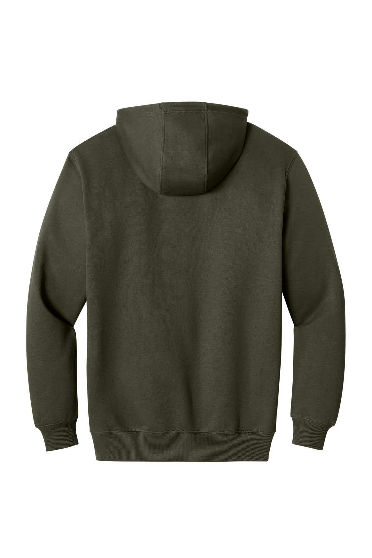 CornerStone Tough Fleece Pullover Hoodie - Tundra Green - flat back