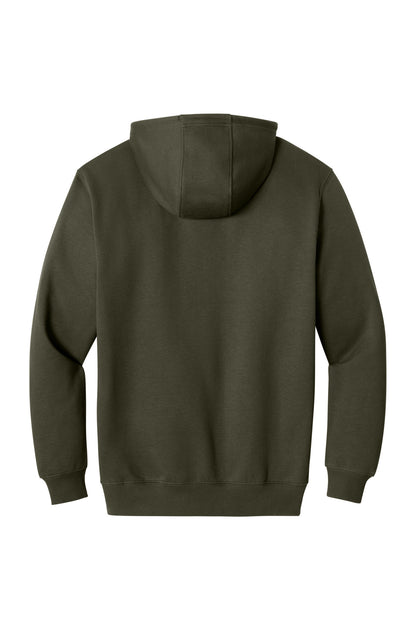 CornerStone Tough Fleece Pullover Hoodie - Tundra Green - flat back